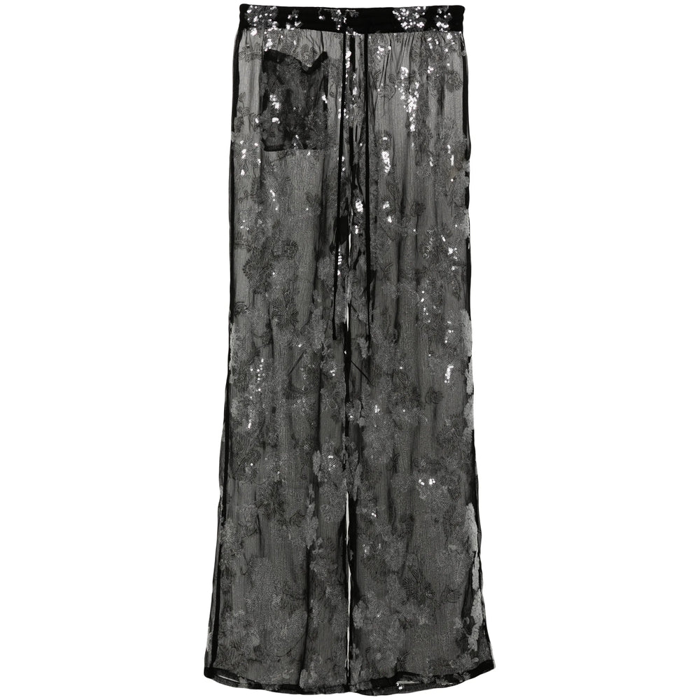 Siedres Pantaloni - Nero | Wanan Luxury