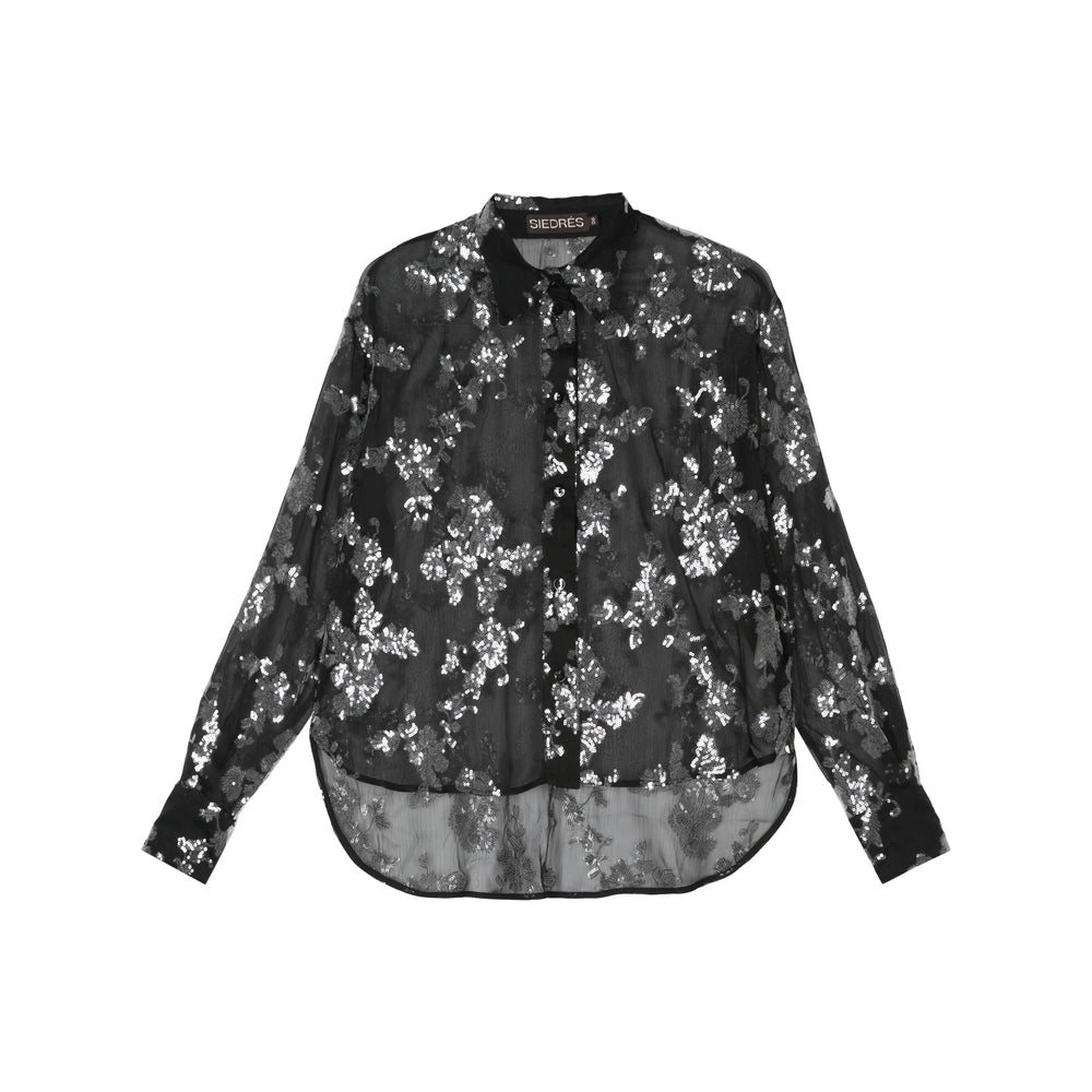 Siedres Camicie - Nero, Argento | Wanan Luxury