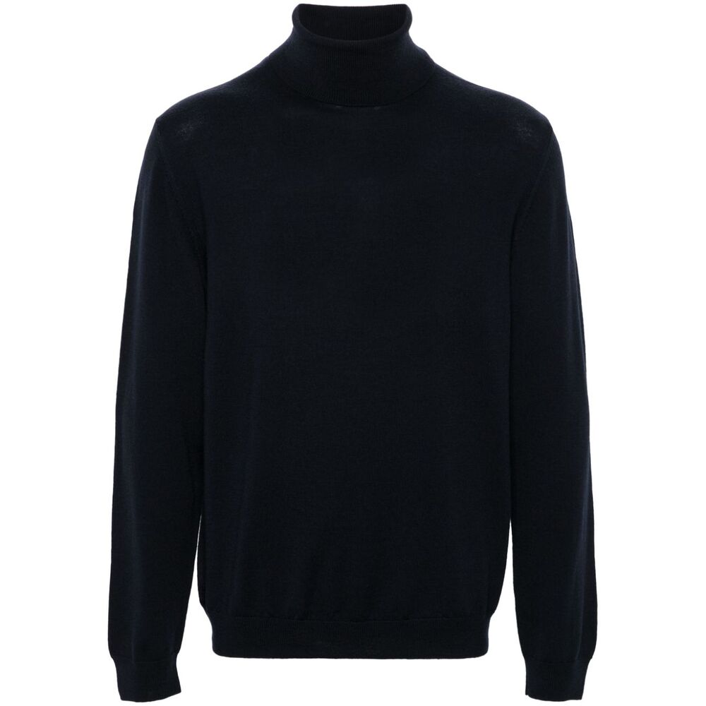 Zanone Wool Sweaters - Blue | Wanan Luxury