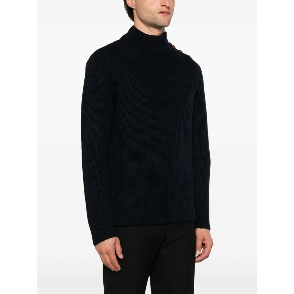 Zanone Wool Sweaters - Blue | Wanan Luxury