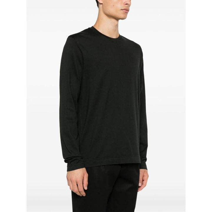 Fedeli Cotton Sweaters - Black | Wanan Luxury