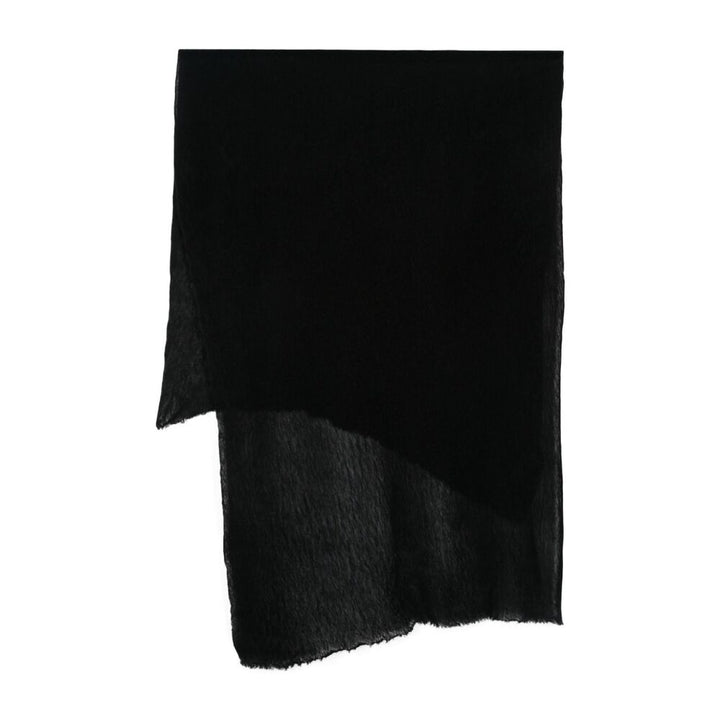 Fedeli Cashmere Scarves & Gloves - Black | Wanan Luxury