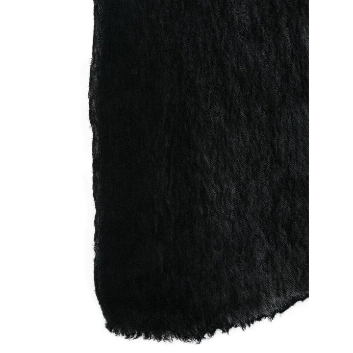 Fedeli Cashmere Scarves & Gloves - Black | Wanan Luxury