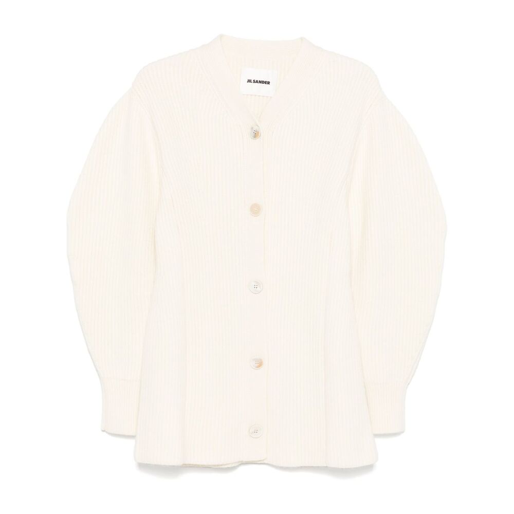 Jil Sander Wool Sweaters - White | Wanan Luxury