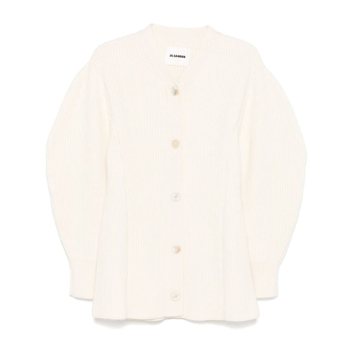 Jil Sander Wool Sweaters - White | Wanan Luxury