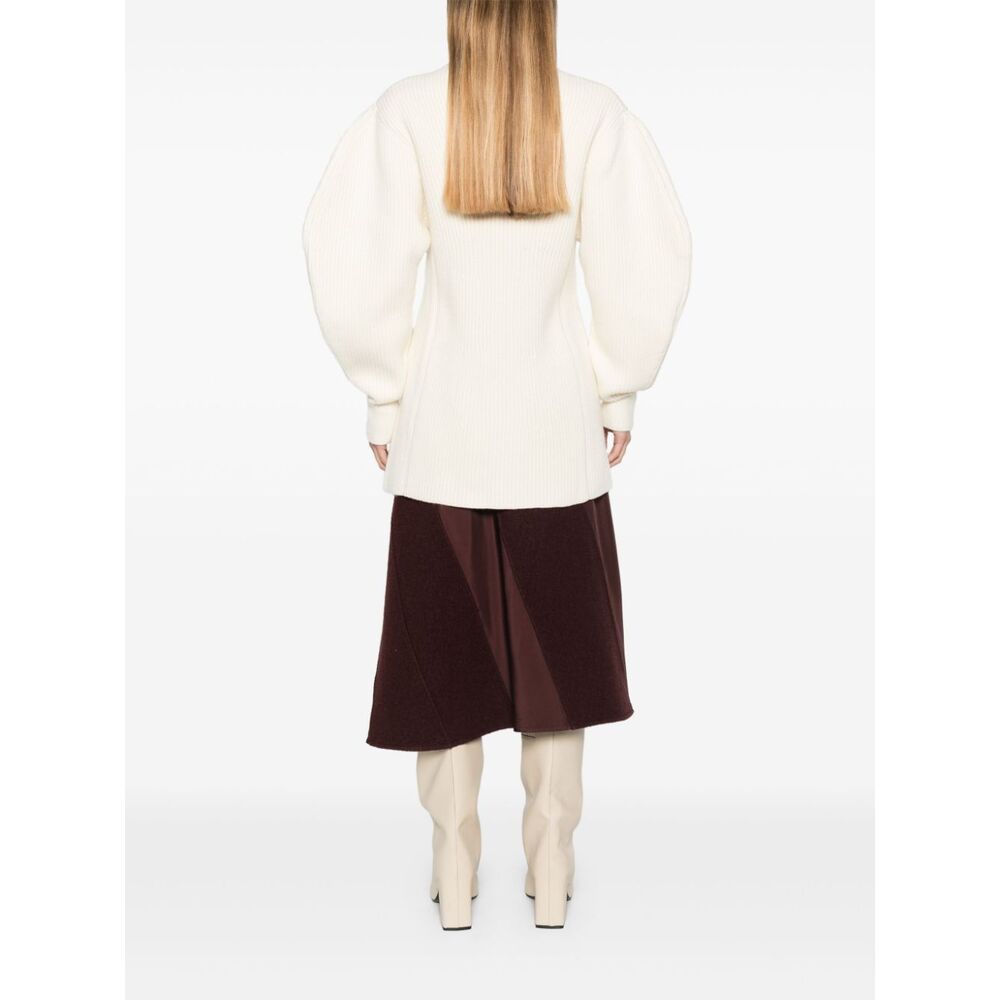 Jil Sander Wool Sweaters - White | Wanan Luxury