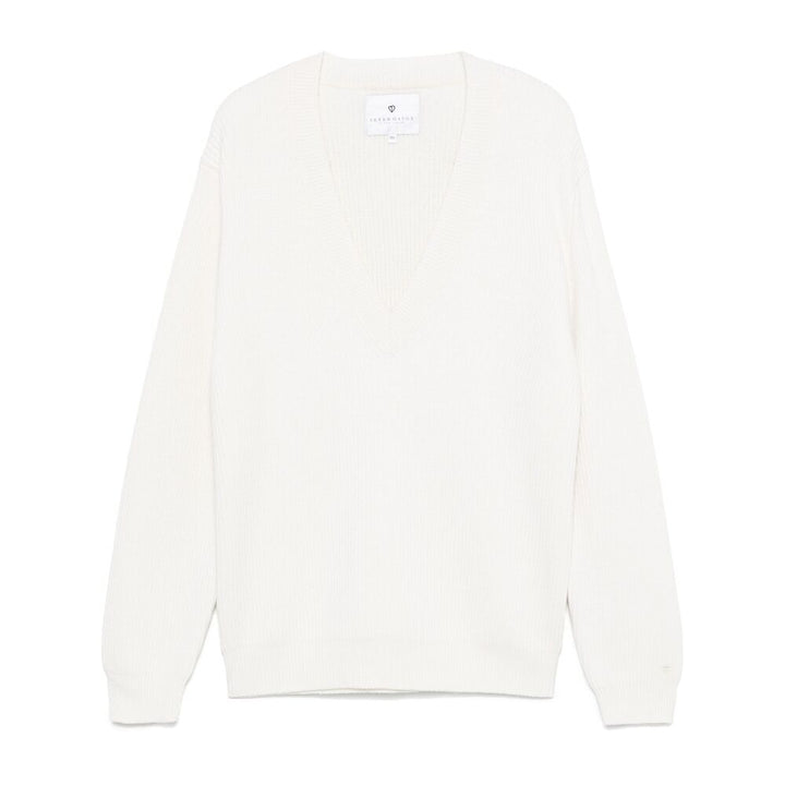 Seven Gauge Wool Sweaters - White | Wanan Luxury