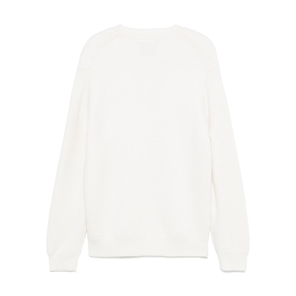 Seven Gauge Wool Sweaters - White | Wanan Luxury