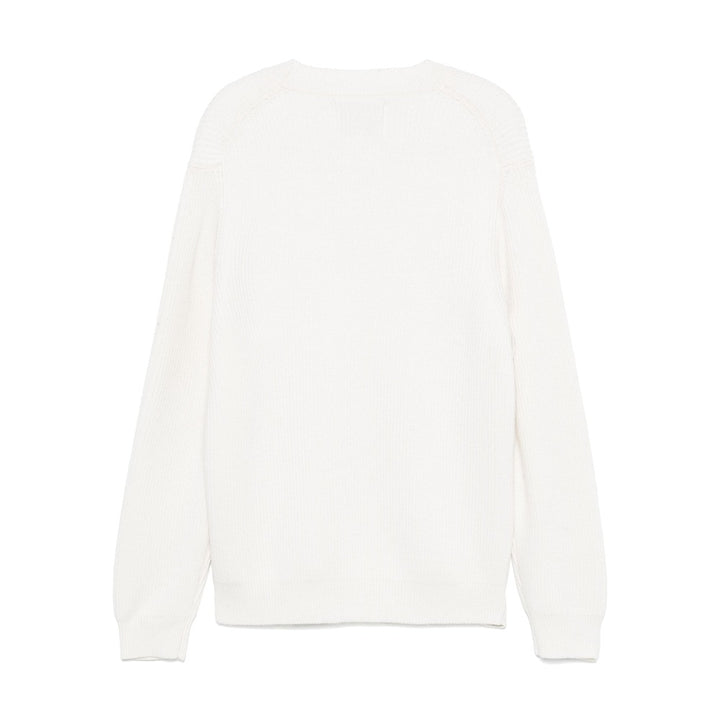 Seven Gauge Wool Sweaters - White | Wanan Luxury