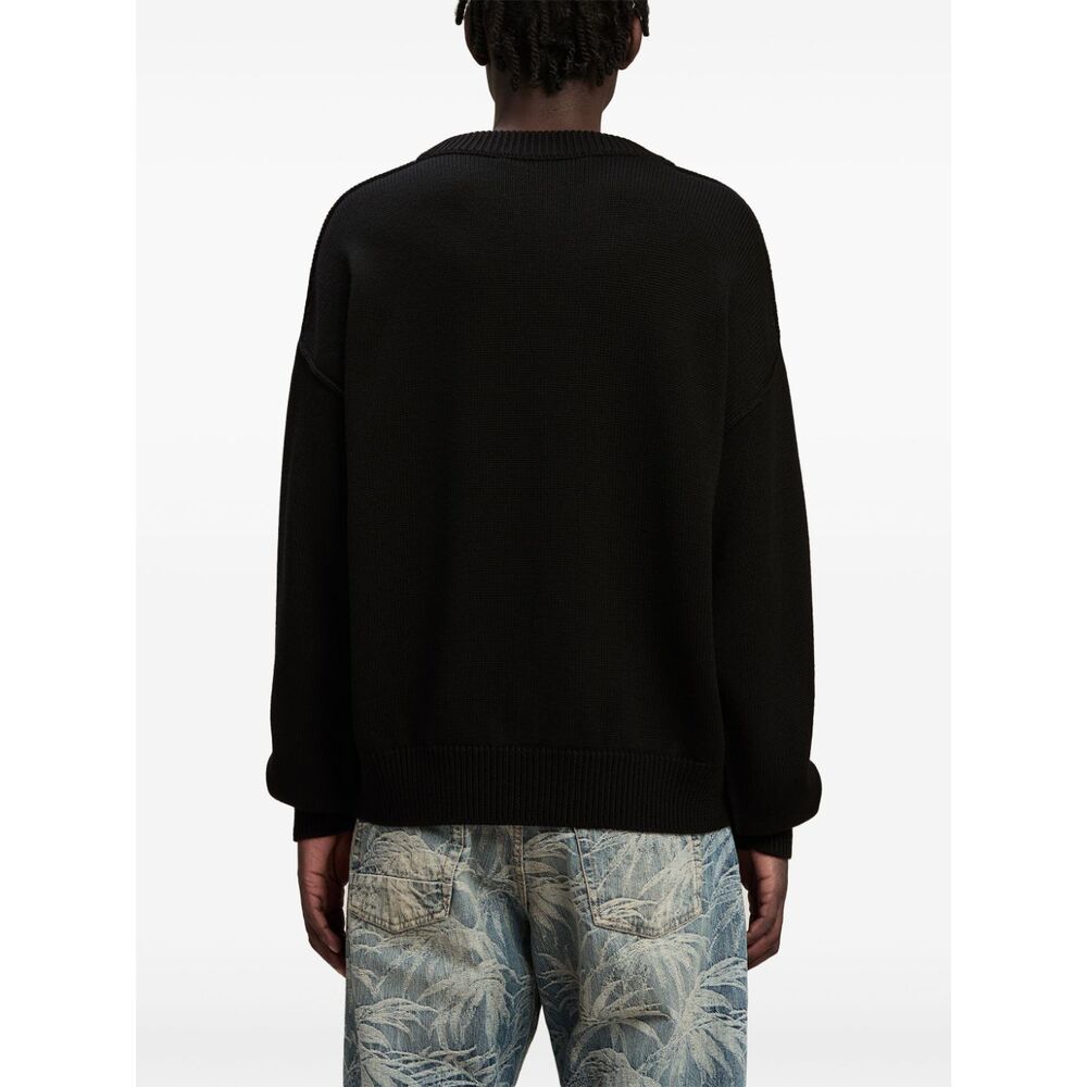 Palm Angels Wool Sweaters - Black | Wanan Luxury