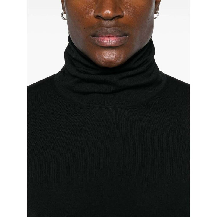 Goes Botanical Wool Sweaters - Black | Wanan Luxury