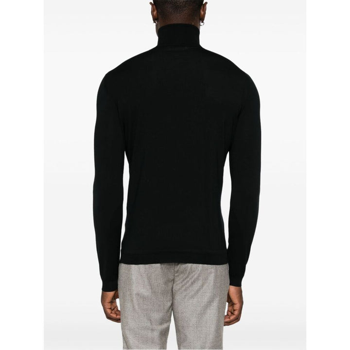 Goes Botanical Wool Sweaters - Black | Wanan Luxury