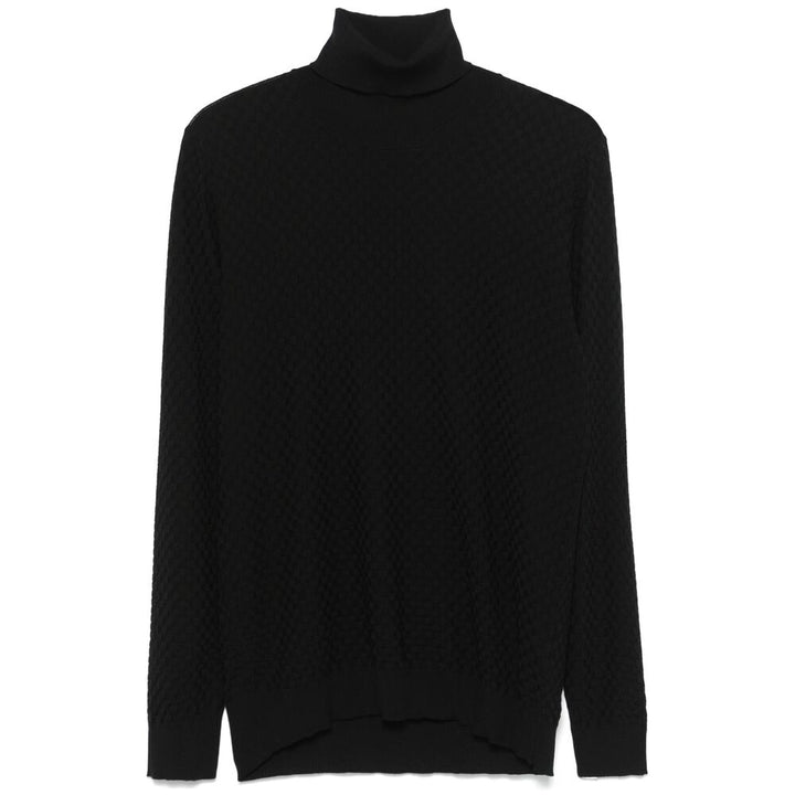 Goes Botanical Wool Sweaters - Black | Wanan Luxury