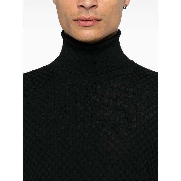 Goes Botanical Wool Sweaters - Black | Wanan Luxury