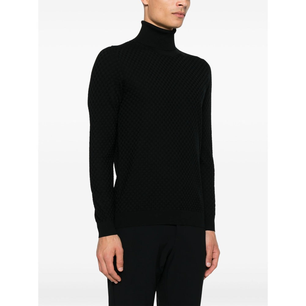 Goes Botanical Wool Sweaters - Black | Wanan Luxury