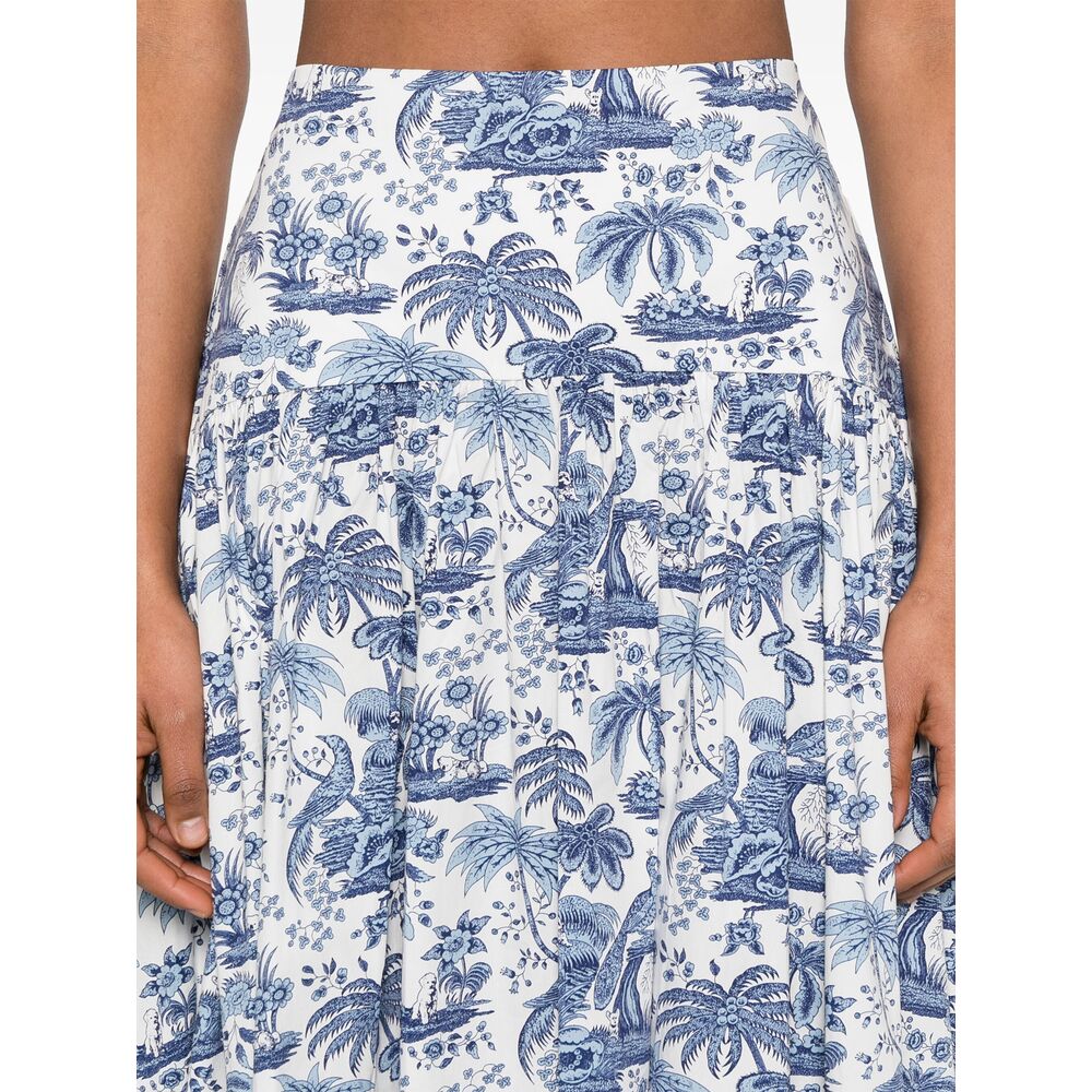 Staud Gonne - Bianco, Blu | Wanan Luxury