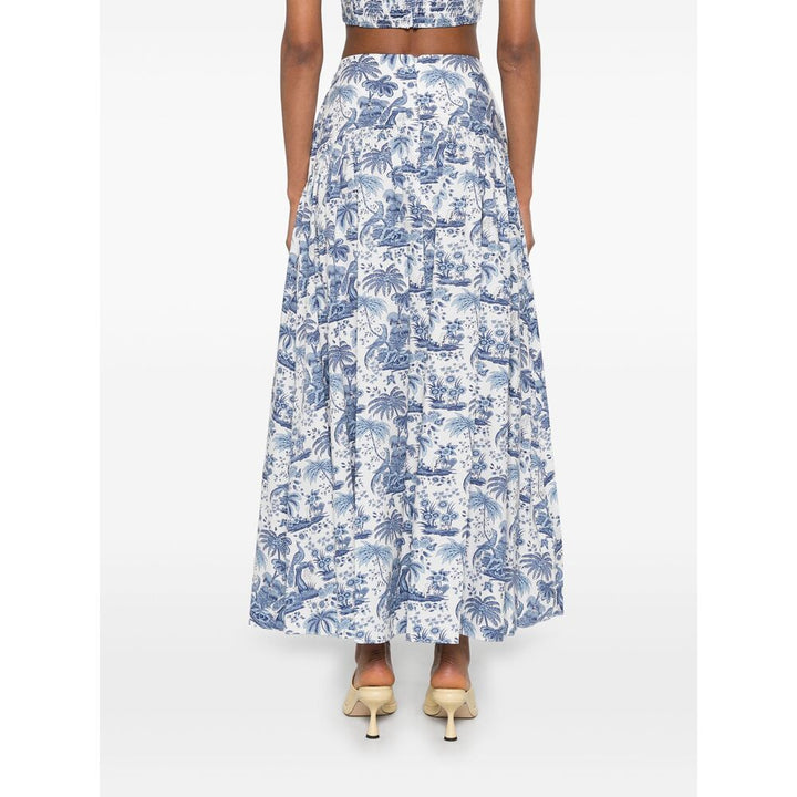 Staud Gonne - Bianco, Blu | Wanan Luxury