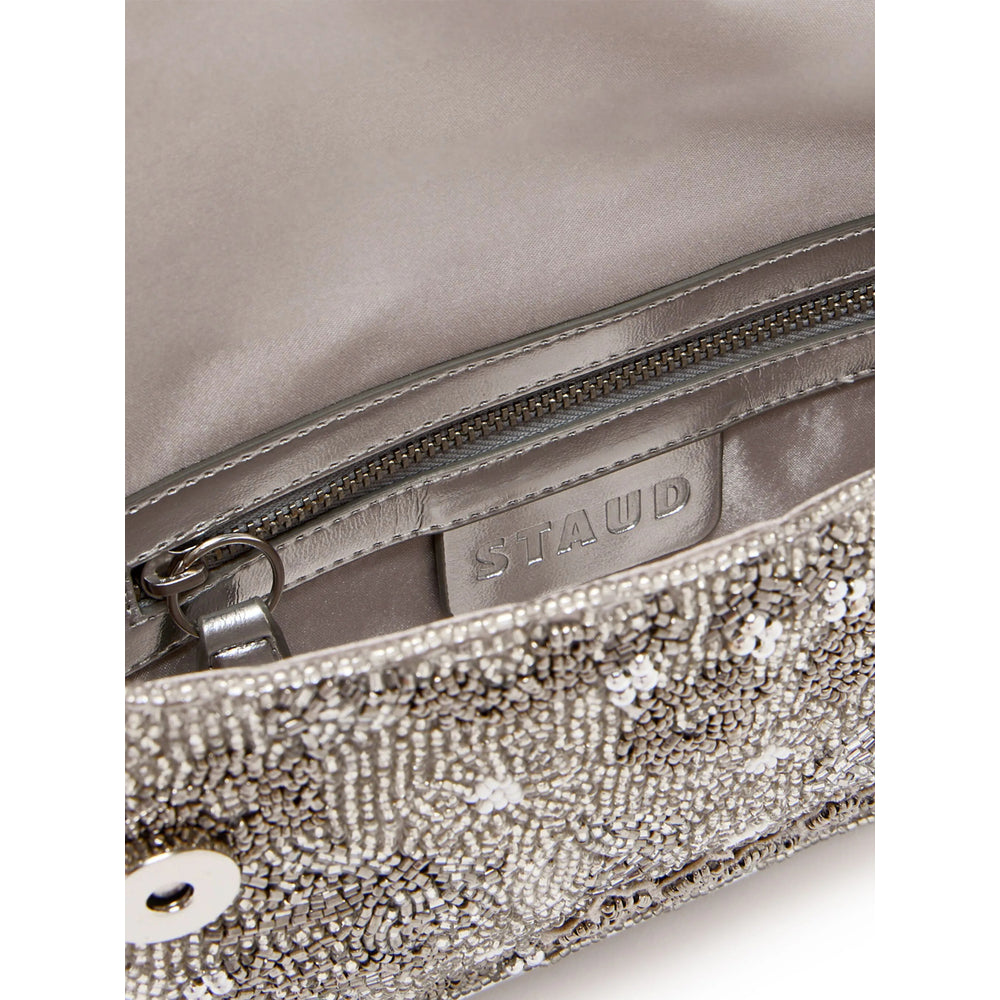 Staud Tote Bags - Silver | Wanan Luxury