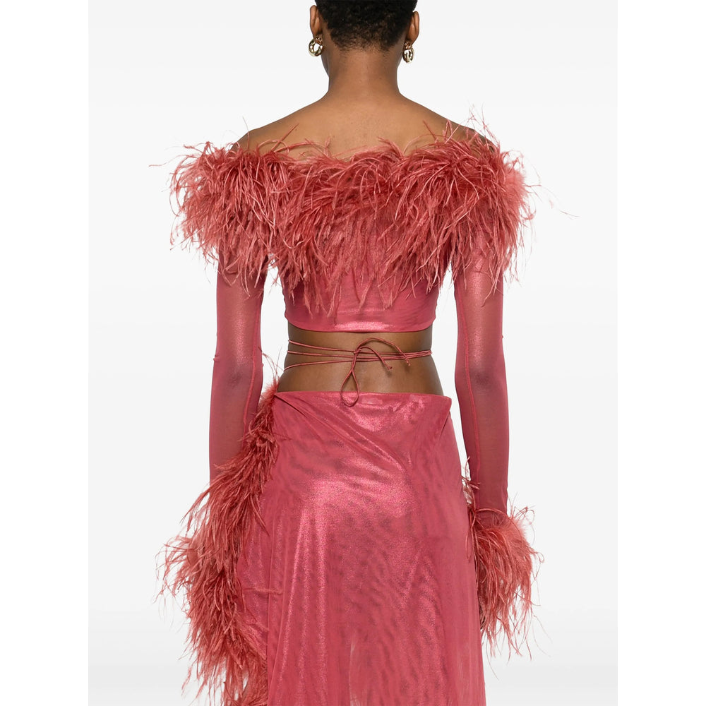 Oséree Top - Rosso | Wanan Luxury