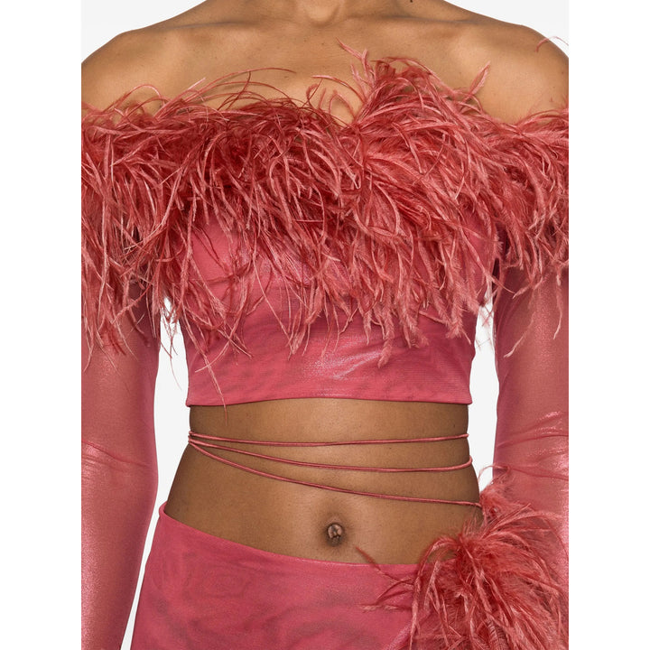 Oséree Top - Rosso | Wanan Luxury