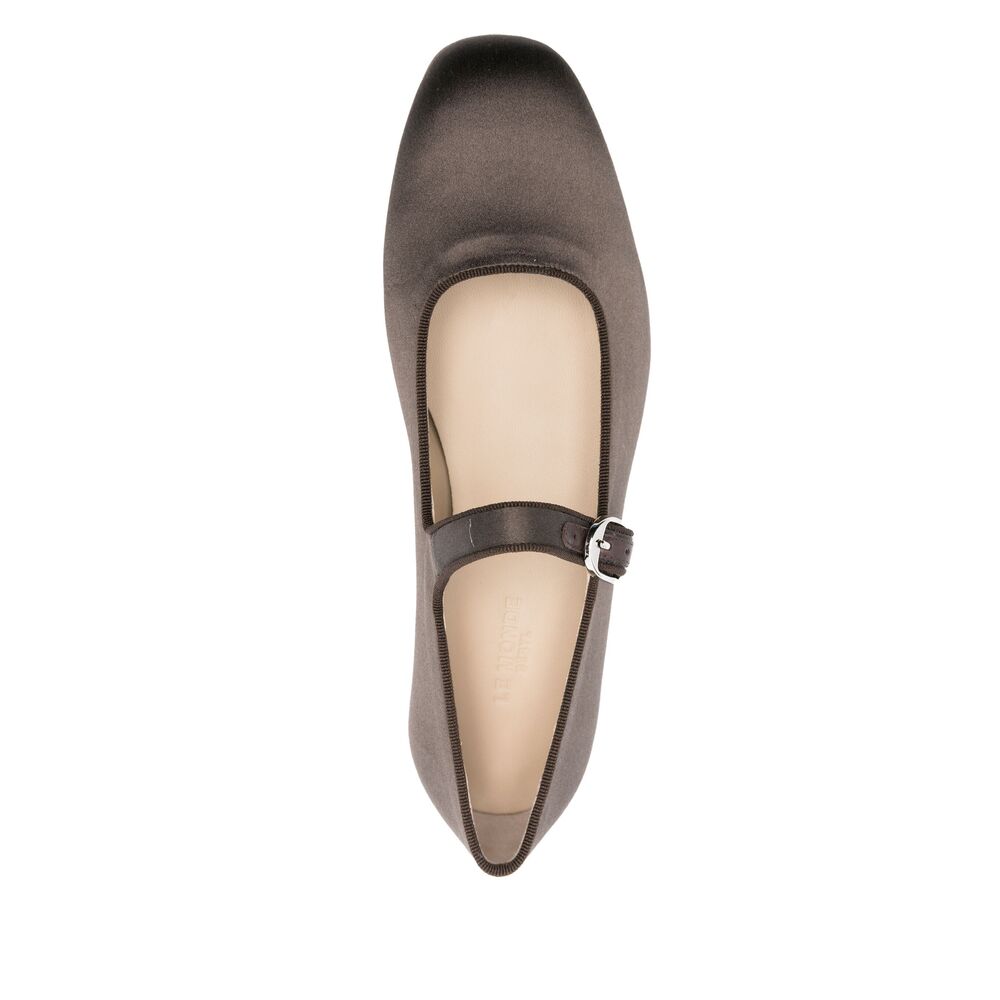 Le Monde Béryl Ballerine - Marrone | Wanan Luxury