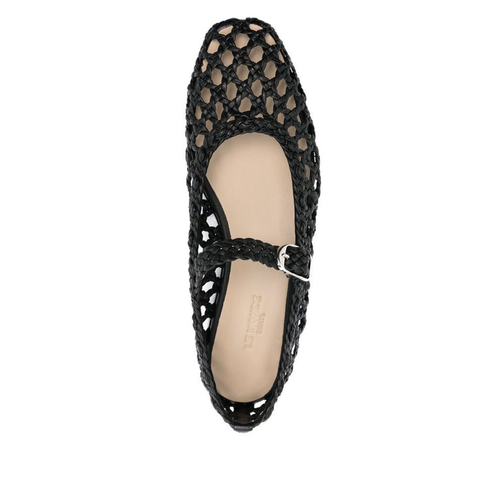 Le Monde Béryl Ballerine - Nero | Wanan Luxury