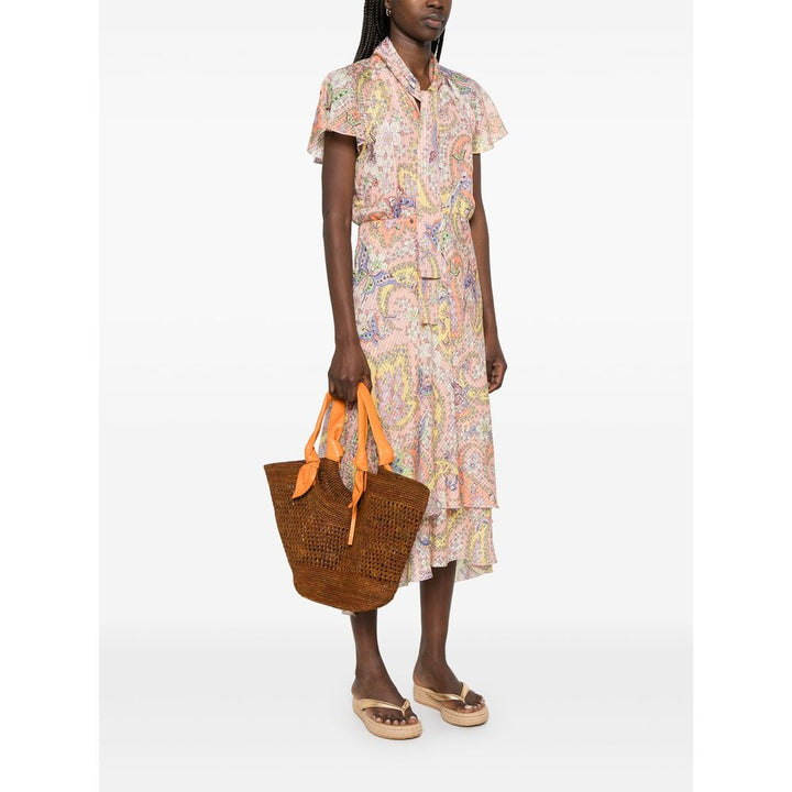 Hereu Tote Bags - Marrone, Arancione | Wanan Luxury