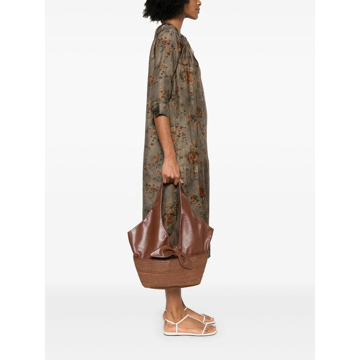 Hereu Tote Bags - Marrone | Wanan Luxury