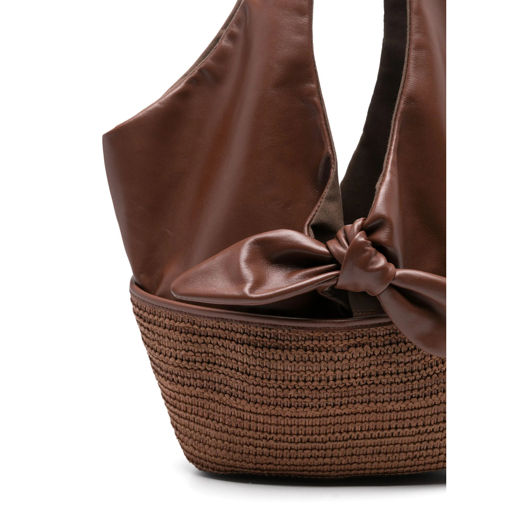 Hereu Tote Bags - Marrone | Wanan Luxury