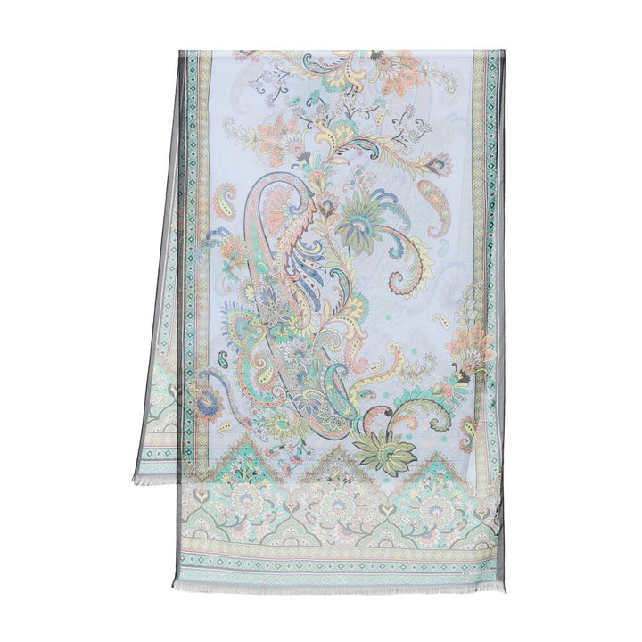 Etro Silk Scarves & Gloves - Blue | Wanan Luxury