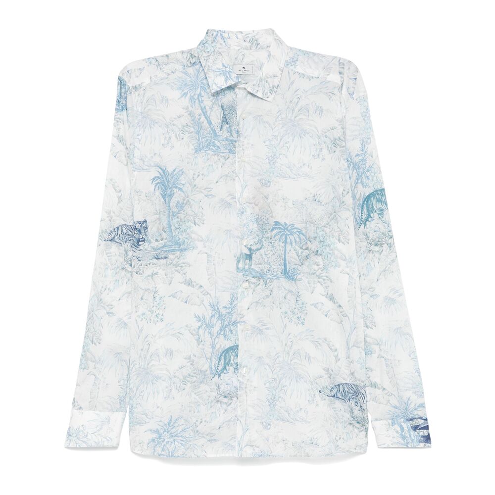 Etro Camicie - Bianco, Blu | Wanan Luxury