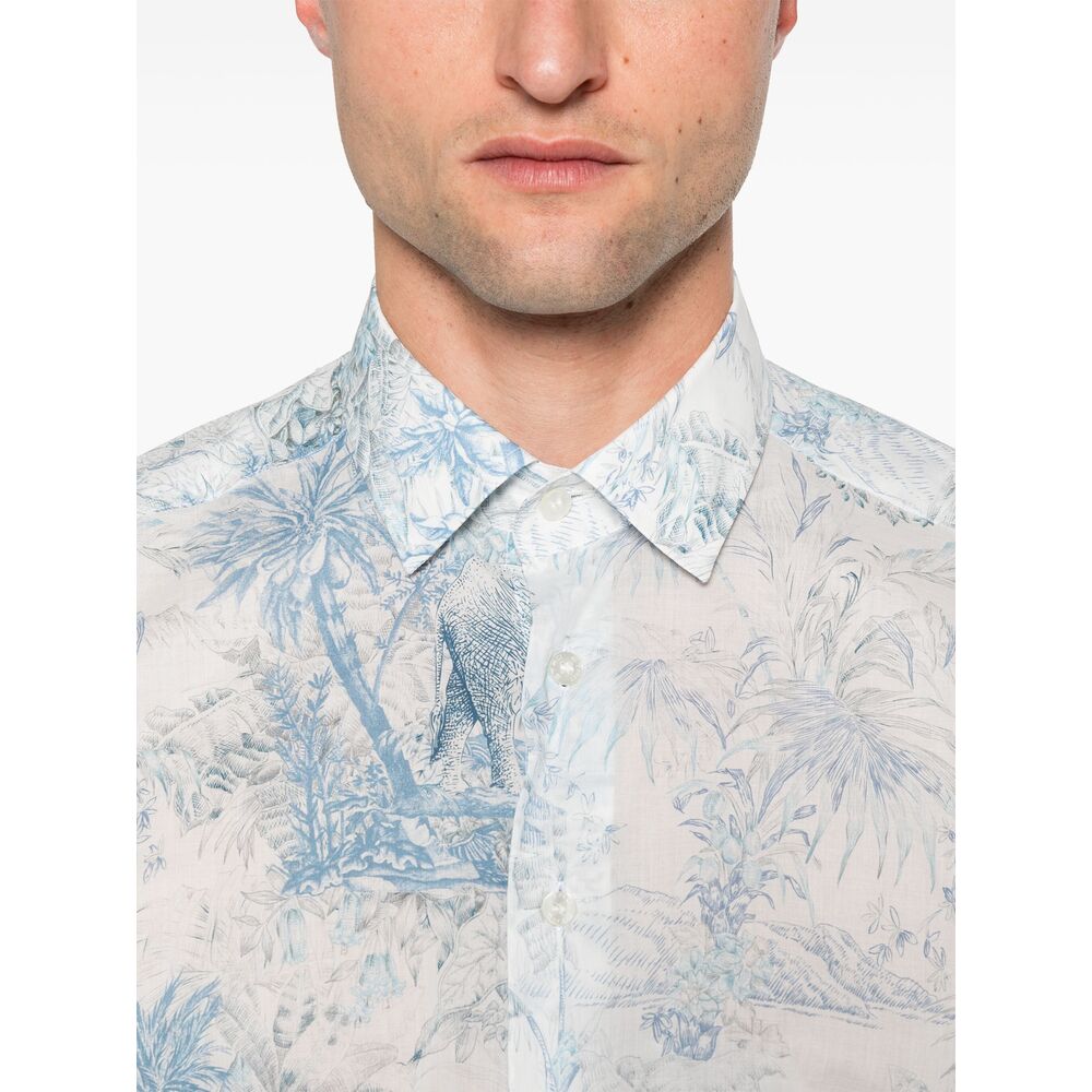 Etro Camicie - Bianco, Blu | Wanan Luxury