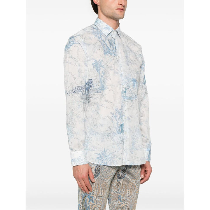 Etro Camicie - Bianco, Blu | Wanan Luxury