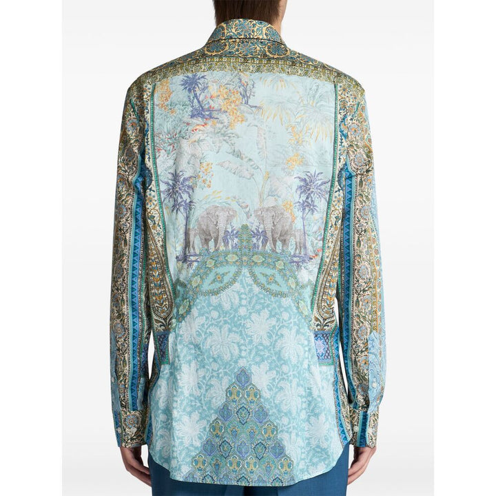 Etro Camicie - Verde, Blu | Wanan Luxury