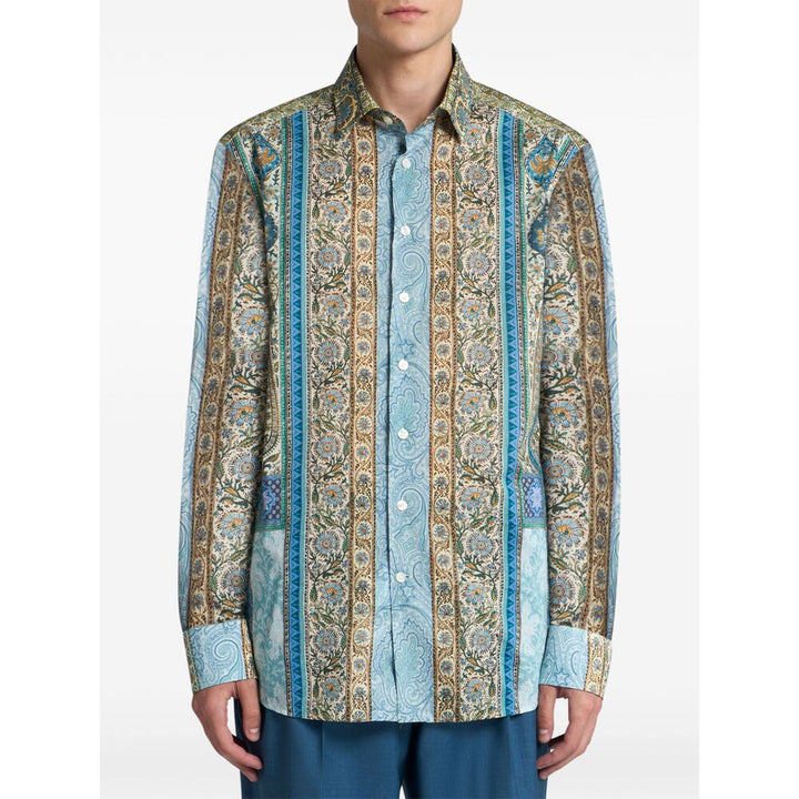 Etro Camicie - Verde, Blu | Wanan Luxury