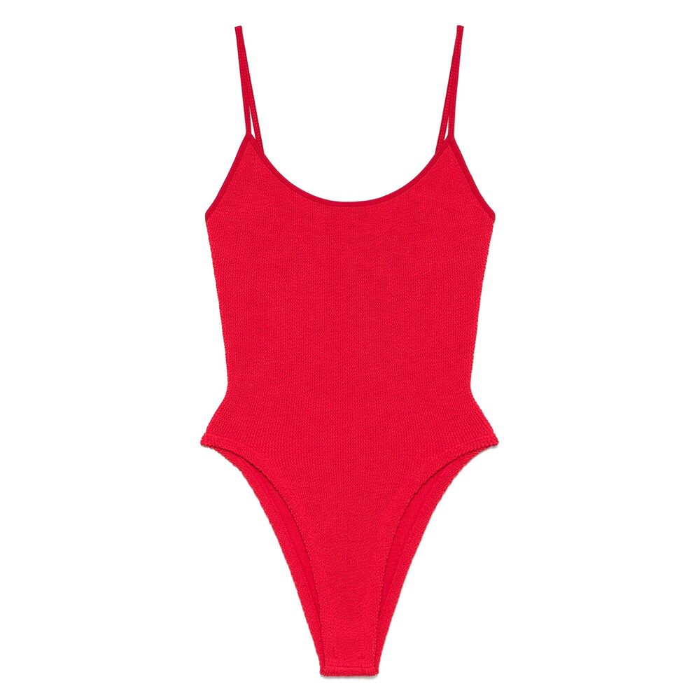 Hunza G Nylon Beachwear - Red | Wanan Luxury