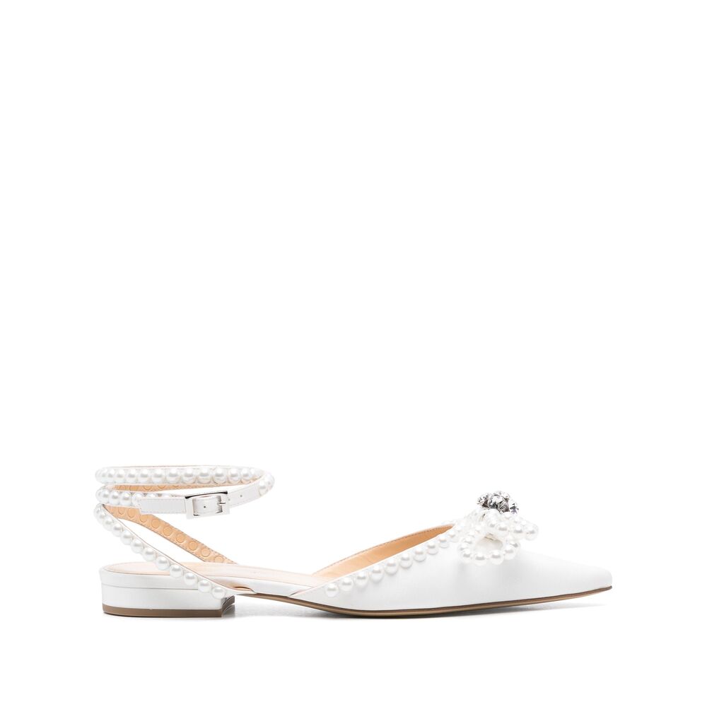 Mach & Mach Ballerine - Bianco | Wanan Luxury