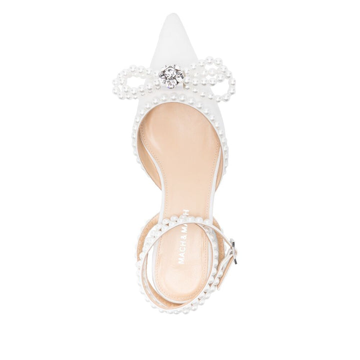 Mach & Mach Ballerine - Bianco | Wanan Luxury