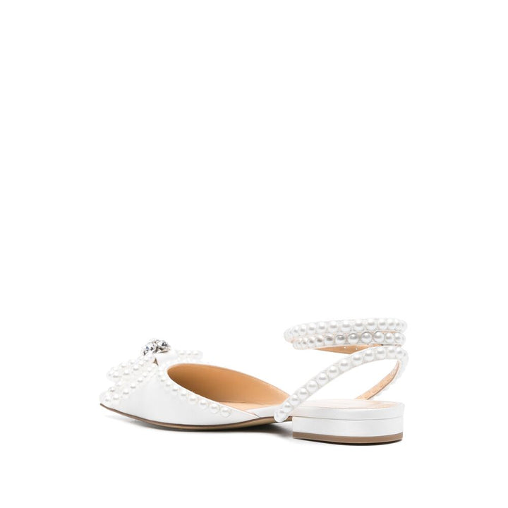 Mach & Mach Ballerine - Bianco | Wanan Luxury