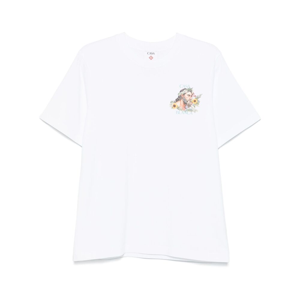 Casablanca T Shirt - Bianco | Wanan Luxury