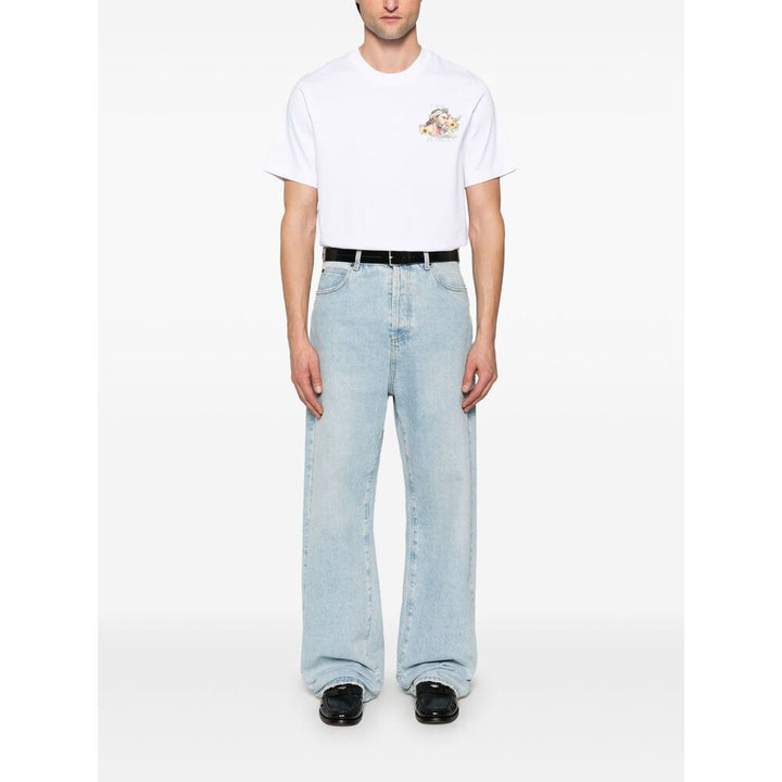 Casablanca T Shirt - Bianco | Wanan Luxury