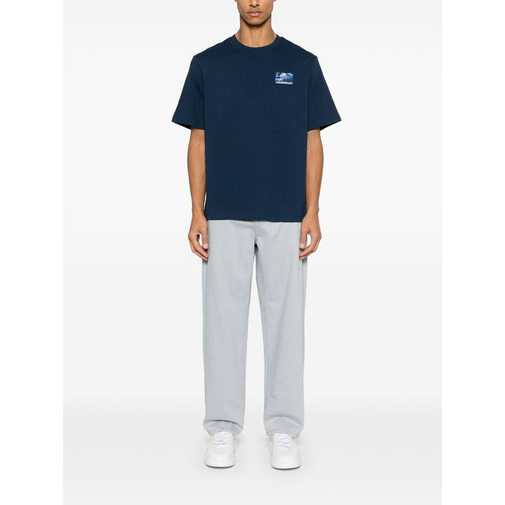 Casablanca T Shirt - Blu | Wanan Luxury
