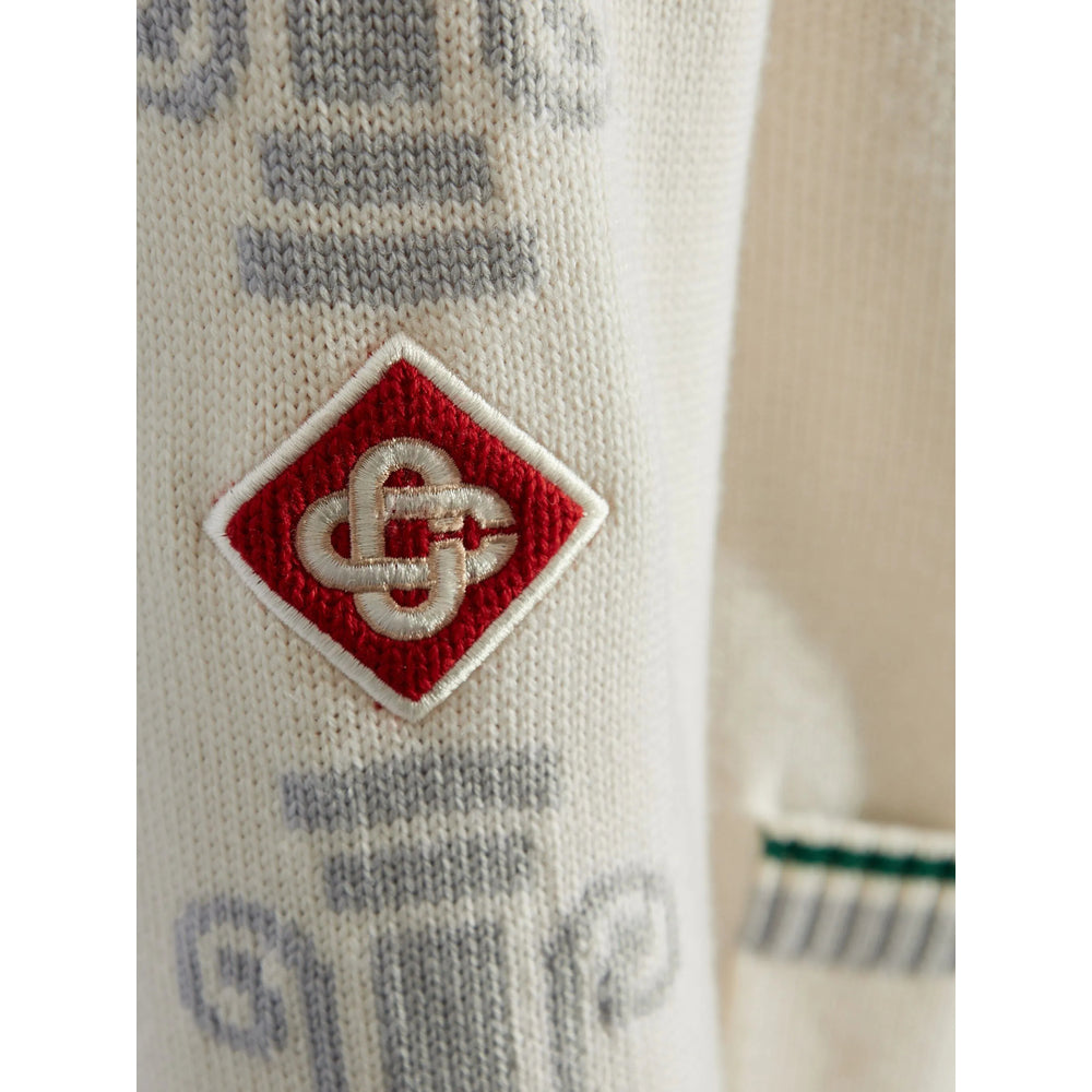 Casablanca Wool Sweaters - White | Wanan Luxury