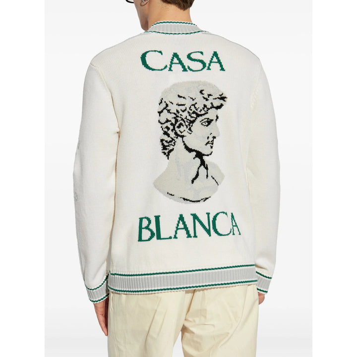 Casablanca Wool Sweaters - White | Wanan Luxury