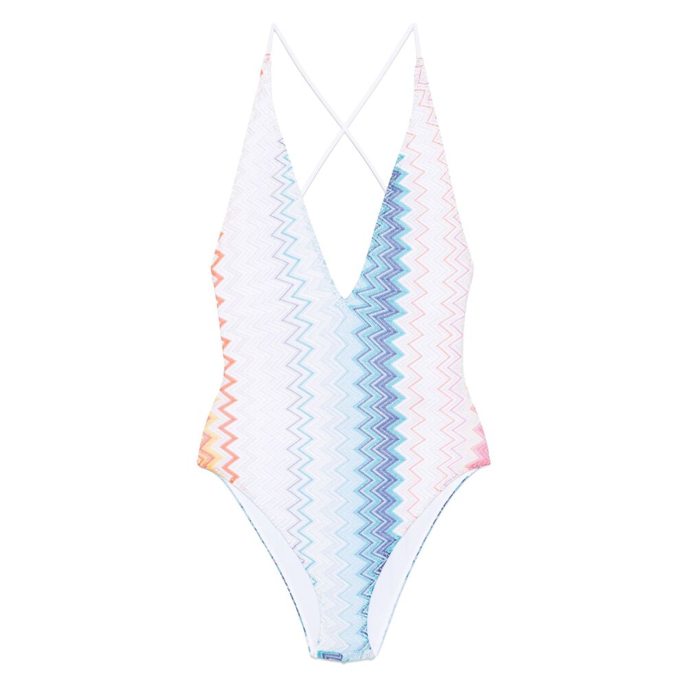 Missoni White  Blue Beachwear - White, Blue | Wanan Luxury