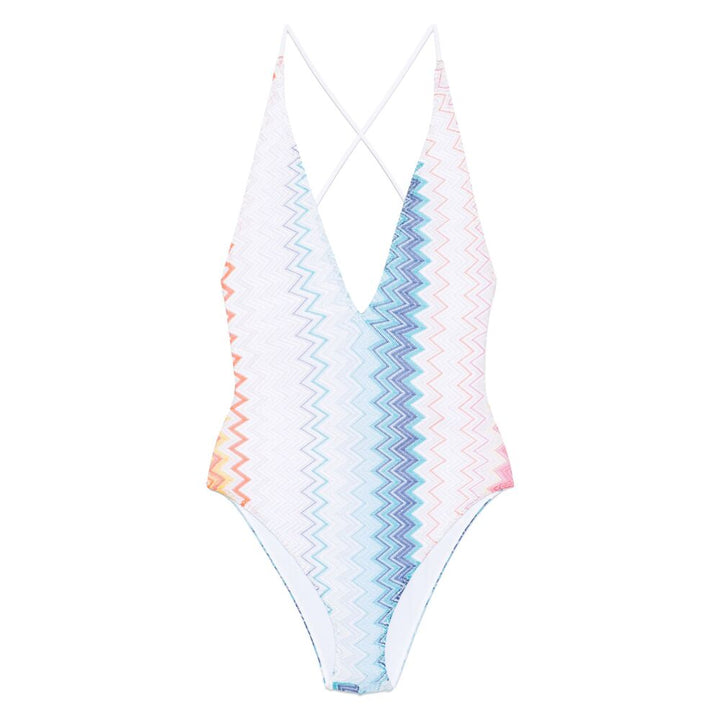 Missoni White  Blue Beachwear - White, Blue | Wanan Luxury