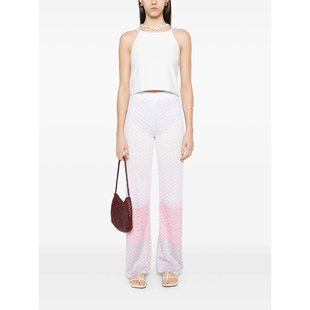Missoni Pantaloni - Bianco, Rosa | Wanan Luxury