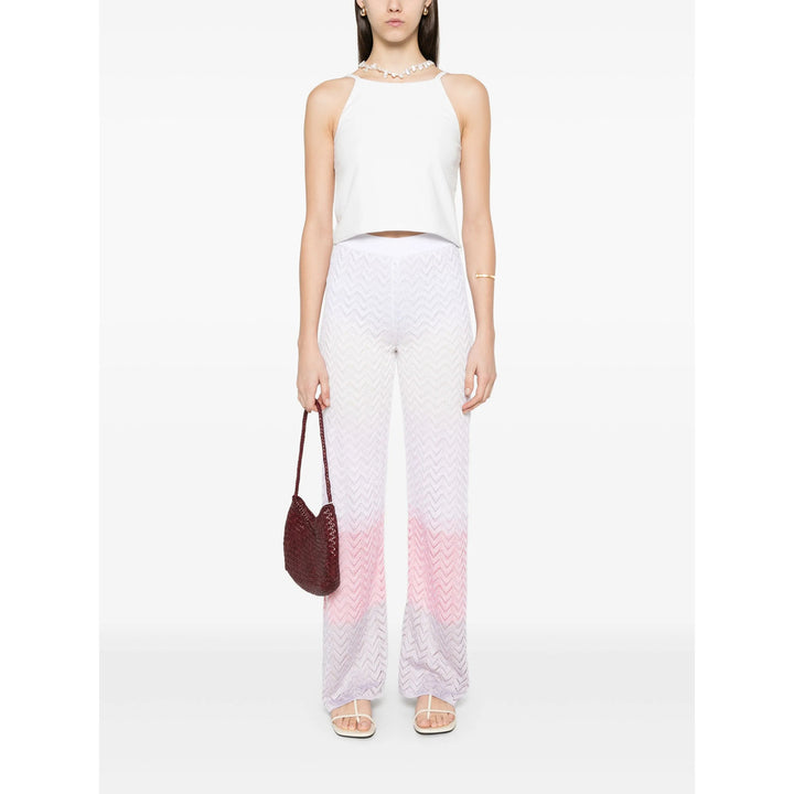 Missoni Pantaloni - Bianco, Rosa | Wanan Luxury