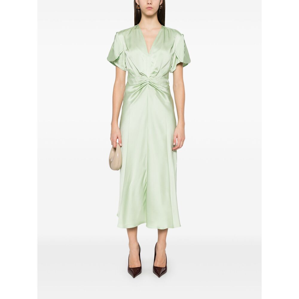 Victoria Beckham Wool Suits & Dresses - Green | Wanan Luxury