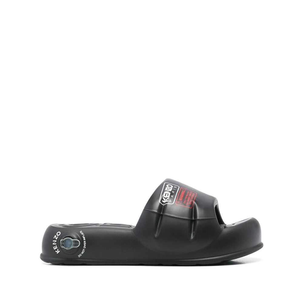 Kenzo Slippers - Black | Wanan Luxury